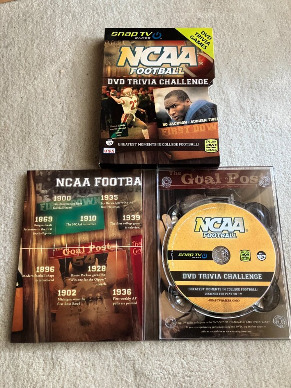 10/$20: NCAA Football Trivia Challenge DVD Game
